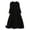 939#Black, variant on Heisall Womens Puff Sleeve Button Down Maxi Shirt Dresses Casual Loose Fit Tiered Swing A Line Cotton Long Shirt Dress