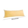 thumbnail image 3 of Cagogo under $5 Long Body Pillow, Soft Velvet Long Pillow Special, 60cm Sofa Pillow for Side Sleeping, Leg Clamp Dormitory Bedside Cushion, Bean Velvet Long Body Pillow, 3 of 6
