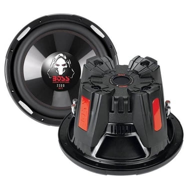 BOSS AUDIO Phantom P106DVC Subwoofers de Voiture en PVC 10 Pouces 4200W Paire de sous-Marins de Puissance