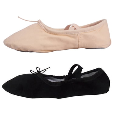 Femmes Hommes Semelle Souple Antidérapante Adultes Chaussures de Danse Ballet Chaussures de Gymnastique