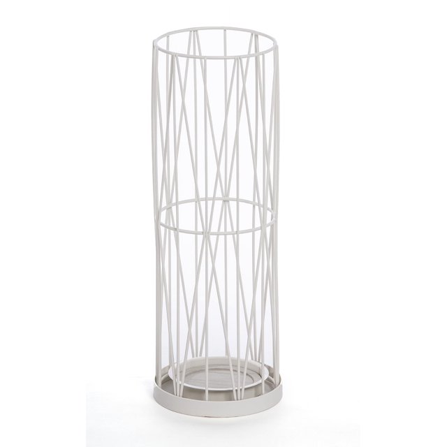 Mango Steam Support de Parapluie en Métal Trempé pour Salon Ou Entrée, Blanc