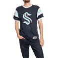 thumbnail image 1 of Seattle Kraken Retro Varsity Inset Sleeve T-Shirt, 1 of 3