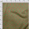 thumbnail image 2 of oneOone Cotton Cambric Fabric Floral Block Printed Craft Fabric BTY 56 Inch Wide, 2 of 4