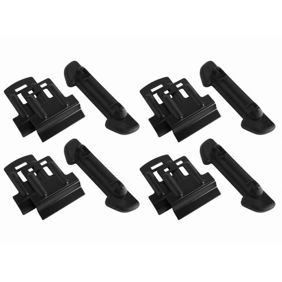 Yakima Roof Rack Mounting Kit 8006038 Component Ridge Clip For Yakima Roof Rack; Black; Stainless Steel