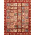 thumbnail image 1 of Ahgly Company Tapis d'Intérieur Rectangulaire Abstrait Rouge Tapis de Zone Abstrait, 5 Pieds x 7 Pieds, 1 of 6