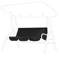 thumbnail image 3 of LCXmlly Swing Canopy Rain Cover Waterproof Ruffle Design UV Resistant Simple Installation Universal Protective Oxford Thickened Swing Canopy, 3 of 8