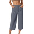 thumbnail image 1 of ShomPort Pantalon de Golf pour Femmes, Tenue de Bureau Décontractée, Ample, Extensible, Pantalon Court de Travail, Léger, Athlétique, Pantalon de Bureau, 1 of 5