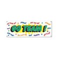 thumbnail image 2 of The Beistle Company 57649 Go Team! Bannière de Panneau (Lot de 12), 2 of 2