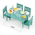 thumbnail image 3 of Ensemble de Meubles de Maison de Poupée Multicolore Cuisine Ensemble de Jeu Librairie Terrain de Jeu Réfrigérateur Miniature Accessoires de Scène de Jeu Jouets, 3 of 8