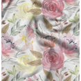 thumbnail image 1 of Soimoi Polyester Crepe Fabric Leaf Floral Print Fabric by The Yard 42 Inch Wide, 1 of 6
