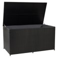 thumbnail image 4 of CorLiving Parksville Patio Black Wicker / Rattan Storage Box, 4 of 10