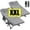 TTG Gris (2 Paquets), variante sur Slsy Lit Pliant TTG avec Matelas Double Face de 3,3 Pouces et Sac de Transport pour Adultes et Enfants, Lit de Camp TTG Surdimensionné, Lit de Couchage, Lit d'Appoint Pliant, Robuste Supporte 900 Lb
