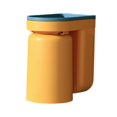 thumbnail image 2 of veasfak Toothbrush Holder with Gargle Cup, Drill Punch Toothbrush Storage Box Yellow, 2 of 9