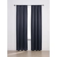 thumbnail image 1 of Mainstays Chambray Blackout 63" Window Curtains Panel Pair, 1 of 5
