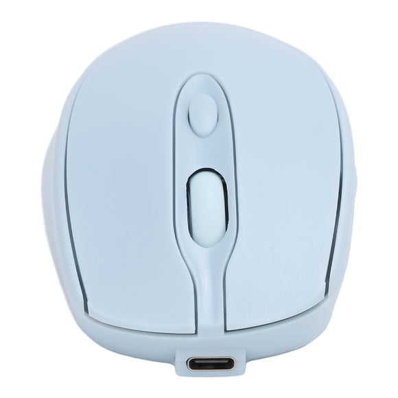Computer Mouse, 2.4G Dual Mode, 800 1200 1600 DPI Quiet Rechargeable Mouse, Cordless Mice with USB Receiver, Silent Laptop Mouse, Long Battery Life