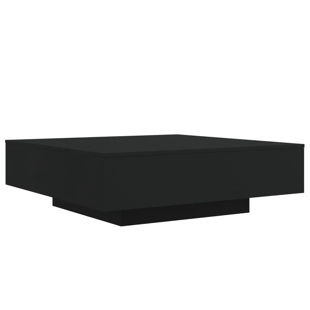 vidaXL Table Basse avec Lumières LED Bout de Canapé Table d'Appoint Bureau Salon Meubles
