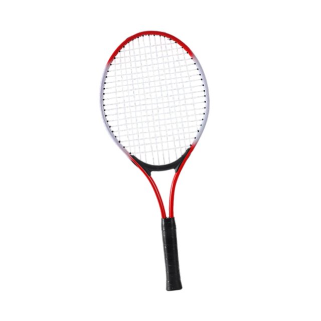 ZheElen Tennis Racket Only Portable Tennis Equipment Adults for Red Beach Backyard Recreational Kids Red