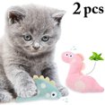 thumbnail image 2 of 2PCS Catnip Toy Fashion Snake Fish Pet Plush Toy Cat Chewing Toy Pet Biting Toy, 2 of 10