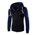 thumbnail image 1 of LUXUR Chandail à Manches Longues pour Homme, Décontracté, Automne, Bleu Marine, 5TG, 1 of 3