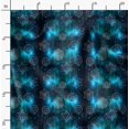 thumbnail image 2 of Soimoi Blue Velvet Fabric Scared Geometric Galaxy Print Fabric by the Yard 60 Inch Wide, 2 of 6