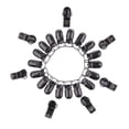 thumbnail image 2 of Milaget 12 Pieces Metal Garter Belt Clips, Garter Belt Corset Clips - Sheet And Pacifier Black, 2 of 7
