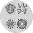 thumbnail image 1 of Ahgly Company Tapis d'Intérieur Rond Lavable en Machine Gris Platine Transitionnel, 4 Pieds Rond, 1 of 7