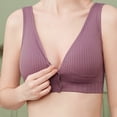 thumbnail image 2 of Timegard Front Closure Bras for Women Wireless Button Wide Strap Full Support Comfort Daily Bras Camis, 2 of 7