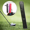 thumbnail image 1 of Alignement de Golf, Cuir PU, Moins de 2 Bâtons, Couvre-Tête de Golf, Bâtons, 1 of 10
