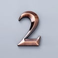 thumbnail image 1 of Vaidha Black Modern House Numbers Mailbox Numbers 0-9 Self-Adhesive Street Door Home Address Metal Numbers For Outside Or Inside Signs Easy Install, 1 of 3