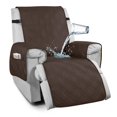 thumbnail image 1 of 2024 100% Waterproof Recliner Chair Covers Anti-Slip Recliner Couch Slipcovers for Reclining Chair with Packets Dogs Chair Cover Furniture Protector  Chocolate, 1 of 8