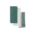 thumbnail image 1 of Kitchen Towel Set Of 3 PCs Block Print Waffle Green, 1 of 3