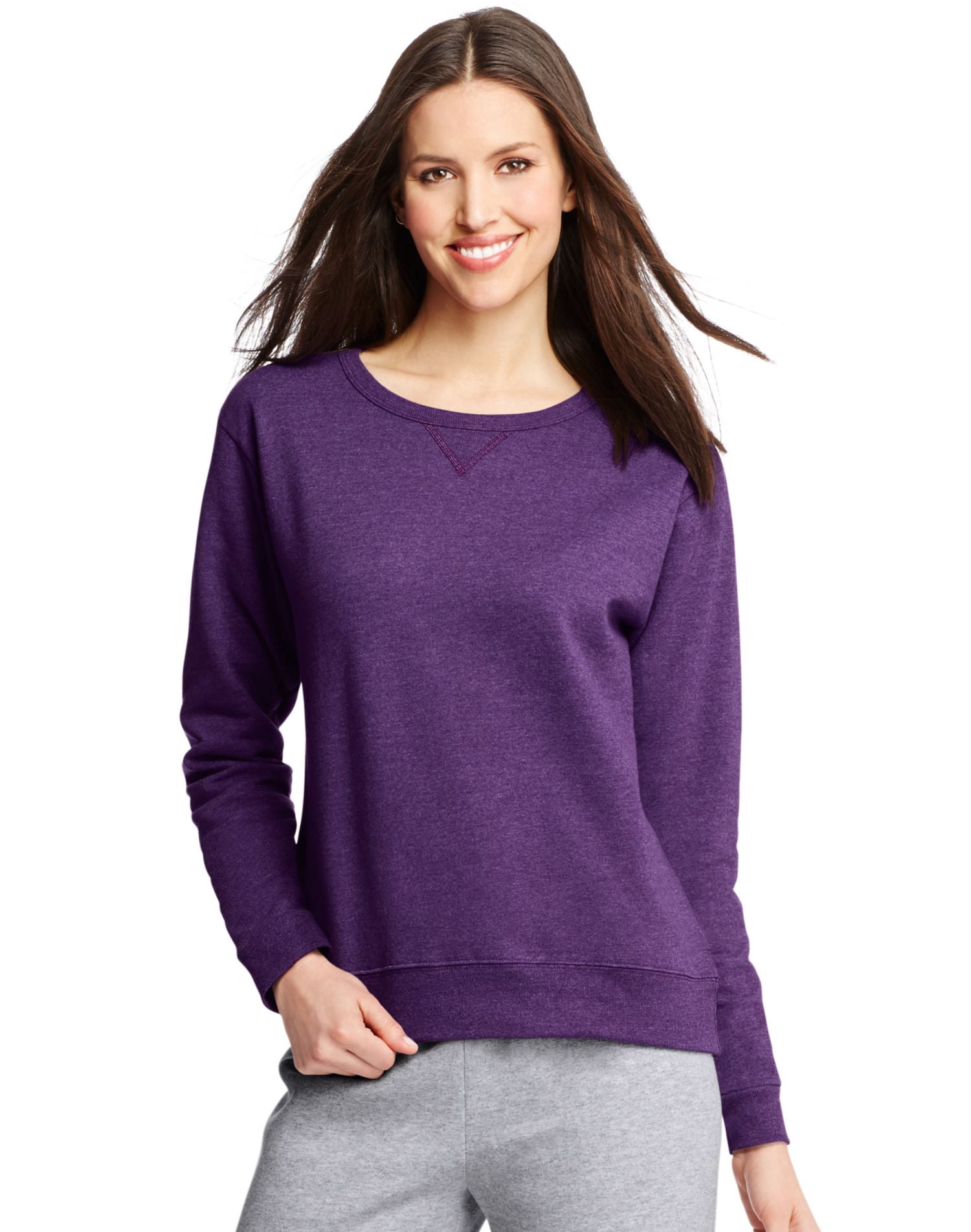 Hanes Womens ComfortSoft EcoSmart Crewneck Sweatshirt, XL