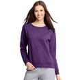 thumbnail image 1 of Hanes Womens ComfortSoft EcoSmart Crewneck Sweatshirt, M, 1 of 4