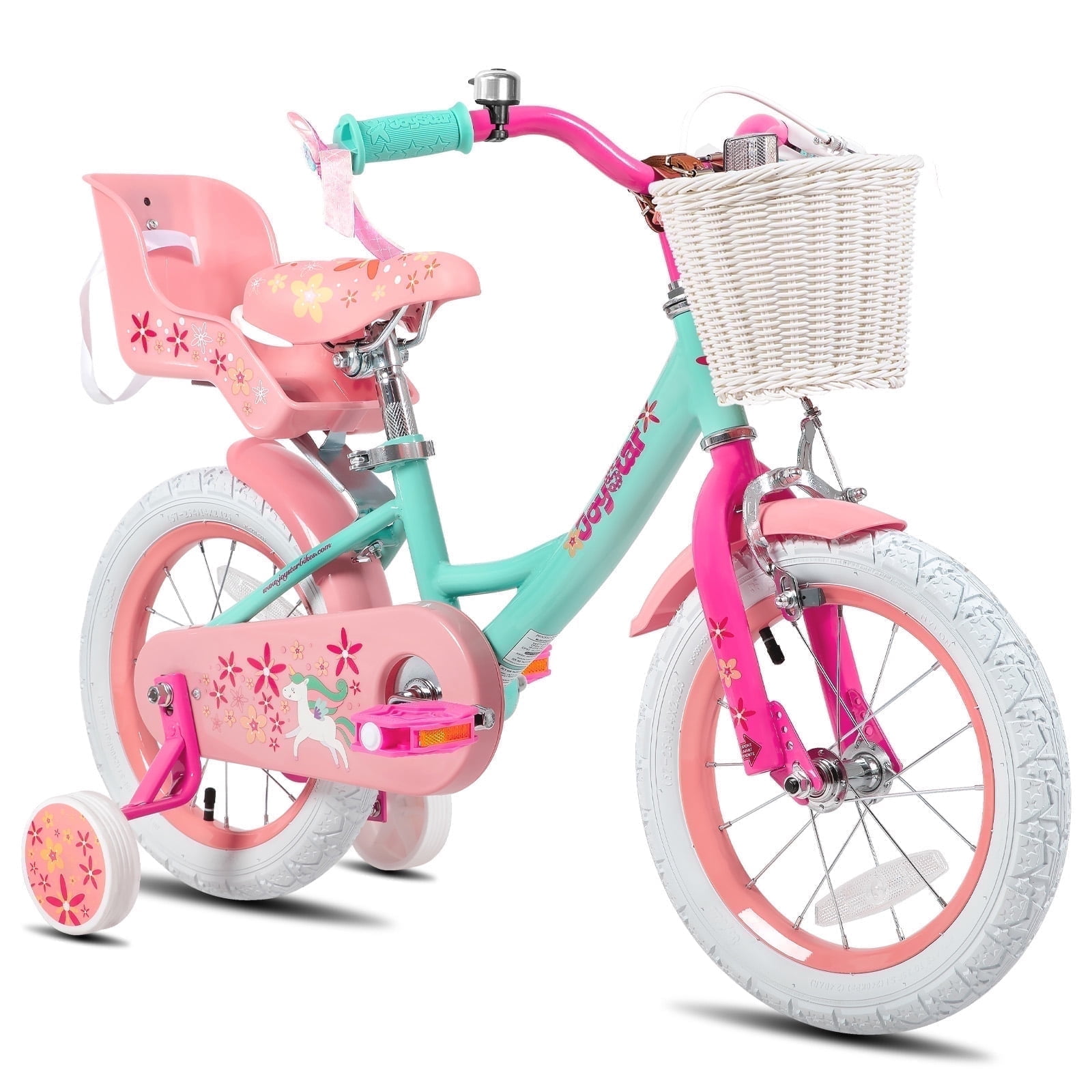 JOYSTAR Unicorn Vélo Fille 16 Pouces, Vert