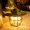 thumbnail image 4 of LED Camping Lamp Dimmable Retro Lighting with Hook for Outdoor Equipment (Black), 4 of 7