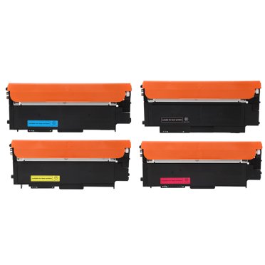 Toner Set, CLT K404S Toner 4 Pcs CLT Y404S CLT M404S Anti-Décoloration pour SL C432 C433W C433