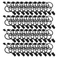 thumbnail image 1 of Fixing Clip Heavy Duty Metal Curtain Ring Holder for Drapery Hooks Roman Rods – Durable Black Curtain Rings with Clips for Secure Hanging across Living Room and Bedroom 40PCS, 1 of 8