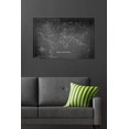 thumbnail image 4 of Chalk Map - World Wall Poster, 22.375" x 34", 4 of 4