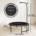 thumbnail image 3 of Soozier Trampoline de Rebond 40 Pouces pour Adulte avec Poignée Ajustable, Noir, 3 of 10