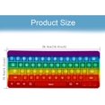 thumbnail image 2 of Nogis Keyboard Fidget Toy,Pop It Keyboard,Bubble Stress Reliever Silicone Pressure Relieving Toy,for Kids Autism and Adult Anxiety Easy to Grasp Pop Silicone Toy (Rainbow Colors), 2 of 9