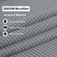 thumbnail image 3 of PiccoCasa Stretch Sofa Slipcover Washable Furniture Covers for Dogs Light Gray Small, 3 of 7