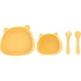 thumbnail image 2 of 4pcs Kids Dinnerware Set Toddler Utensils And Toddler Plates Panda Shape Plate, 2 of 8
