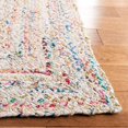 thumbnail image 4 of Safavieh Collection Tressée BRD210B Tapis Réversible en Coton Fait Main Boho, 3 Pieds x 5 Pieds, Ivoire / Multi, 4 of 4