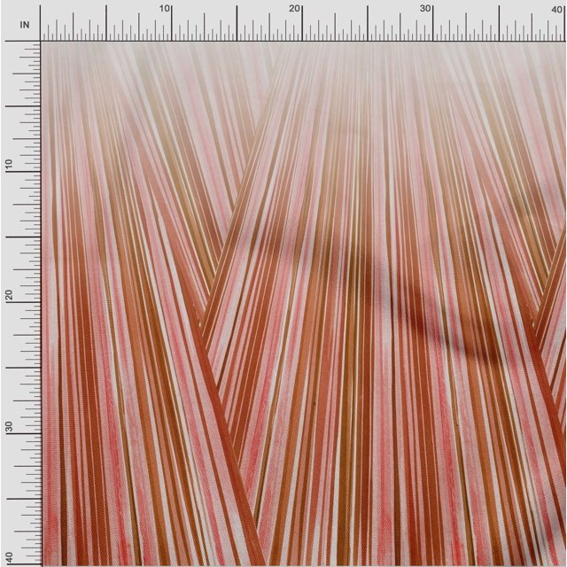 oneOone Viscose Jersey Fabric Stripe Panel Printed Craft Fabric BTY 60 Inch Wide