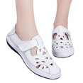 thumbnail image 1 of LSLJS Pantoufles Légères et Confortables pour Femmes, Unies, Chaussures Décontractées Ajourées Platform, Chaussures à Talons Bas, 1 of 7