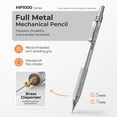 thumbnail image 2 of Nicpro Mechanical Pencils with Case, 0.5mm & 0.7mm, HB Lead, 2 Count, 2 of 7