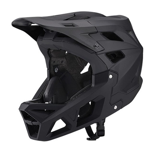 S SERENABLE Full Face Bike Helmet Protective Helmets Ventilation Downhill Helmet black