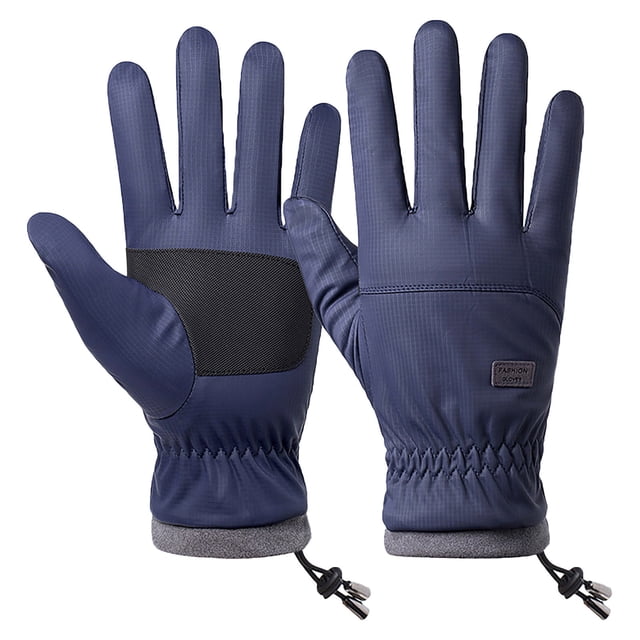 Winter Warm Touchscreen Gloves, Thickened Velvet Padding, Non-Slip Grip, Cycling/outdoor Use, Full Finger Insulation, Durable Fleece Lining, Cold Weather Protection, Anti-Fatigue Design Hzhnb