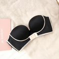 thumbnail image 2 of Soutien-gorge Push-Up Bustier Sans Fil Lingerie Sexy Soutien-Gorge Invisible avec Bretelles Réglables à l'Avant, 2 of 7