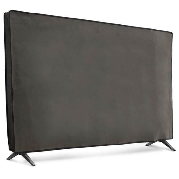 kwmobile Housse Anti-Poussière pour TV 49-50 Pouces - Étui en Tissu Protecteur pour TV Écran Plat Intérieur - Gris Foncé